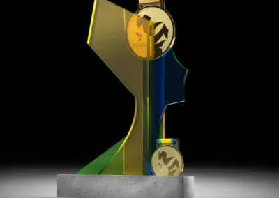 110年新北全運會客製化獎盃設計,女王頭獎盃再現風采