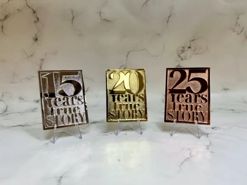 歐舒丹資深員工才有的榮耀!2022年木質與金屬的異材質客製化獎牌 - 2025 文洋獎盃 2022歐舒丹獎牌