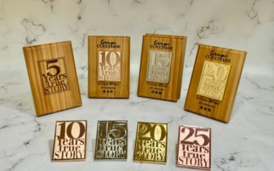歐舒丹資深員工才有的榮耀！2022年木質與金屬的異材質客製化獎牌