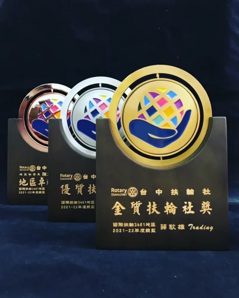 展現榮耀工藝之美！2022年扶輪社3D立體旋轉獎盃