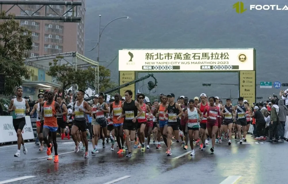 全台唯一「金標賽事」的萬金石馬拉松!連女王頭獎盃都超美值得收藏 - 2026 文洋獎盃 2023年萬金石馬拉松起跑