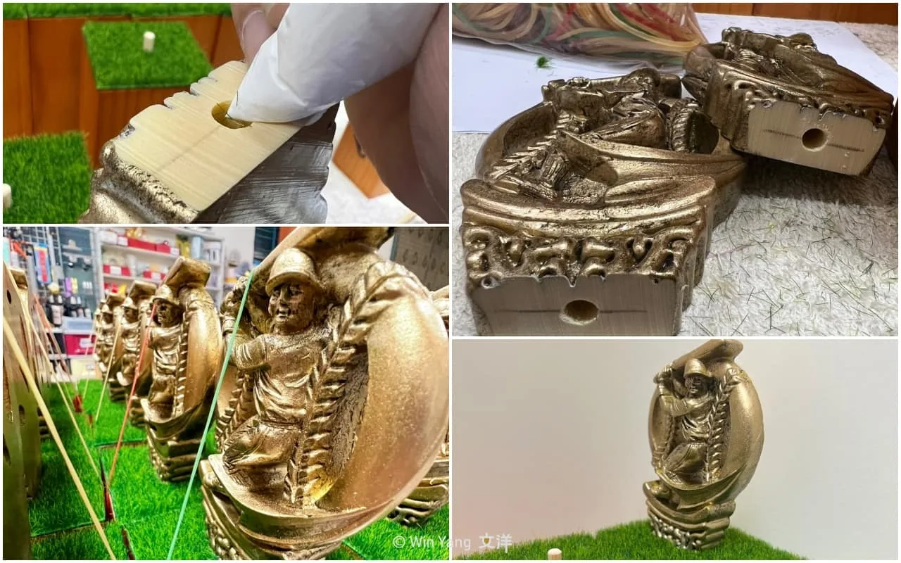 2023全國四級棒球錦標賽獎盃設計細節,棒球選手站在投手丘草皮上太吸睛! - 2026 文洋獎盃 桃園盃棒球錦標賽獎盃製作過程