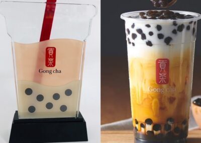 2023貢茶全球代理商大會，超強客製化再現，打造「越在地，越國際」的珍珠奶茶獎盃