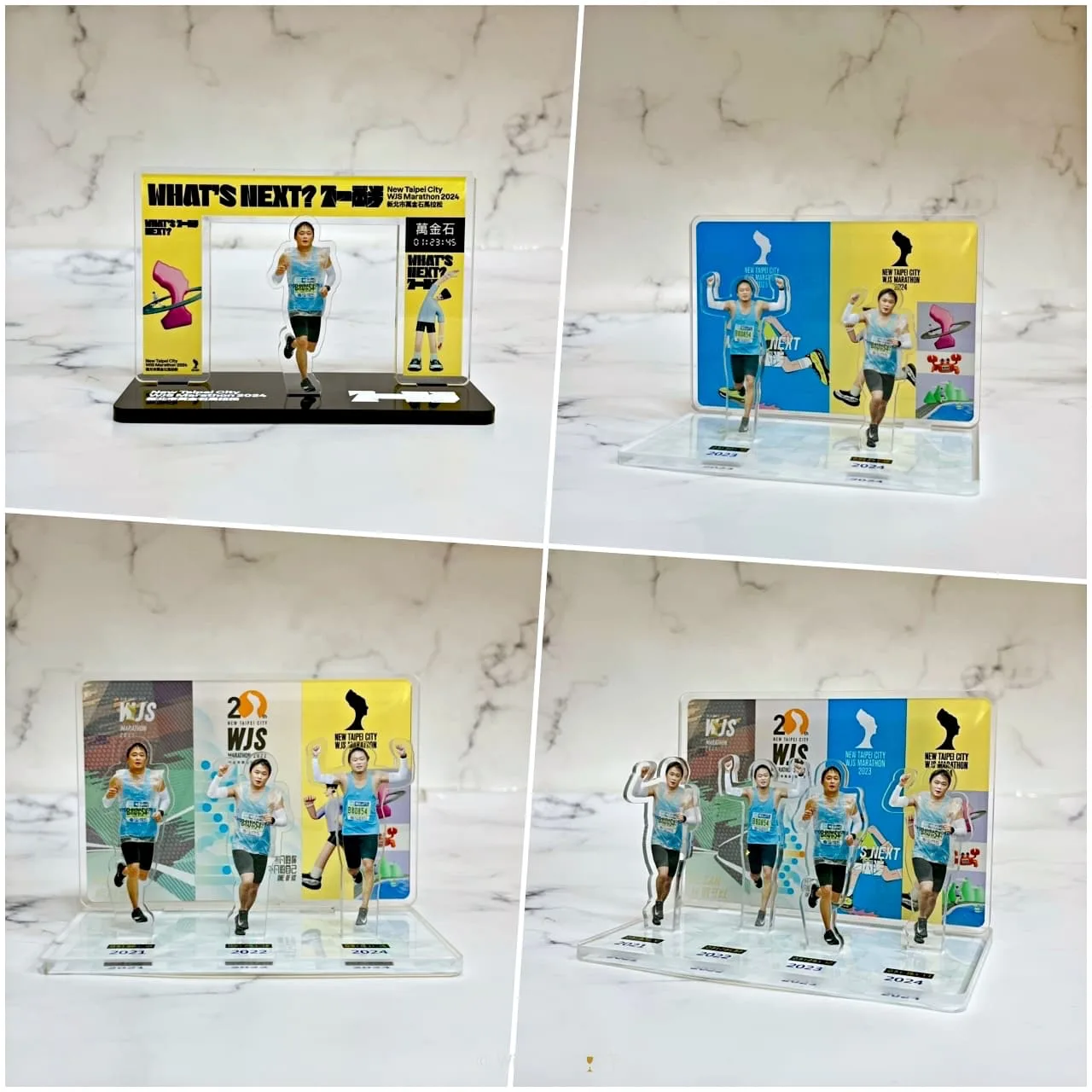 2024萬金石馬拉松紀念品縮小版的跑者完賽客製化紀念品