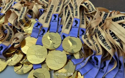 台灣首個金標籤賽事連獎盃都創新！2024萬金石馬拉松環保獎盃設計案例