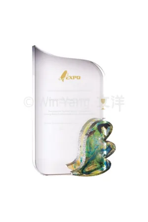 彩虹琉璃配件水晶獎牌