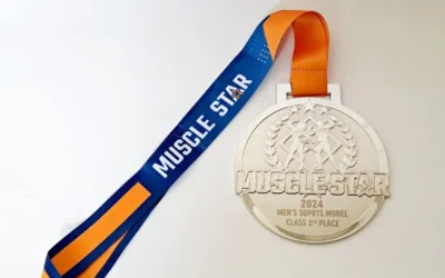 跟巴掌一樣大的浮誇系獎牌！第一屆Muscle Star健美之星健美比賽獎牌設計