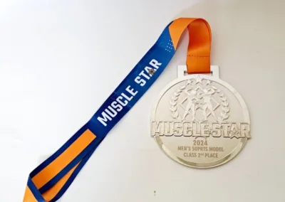 跟巴掌一樣大的浮誇系獎牌！第一屆Muscle Star健美之星健美比賽獎牌設計