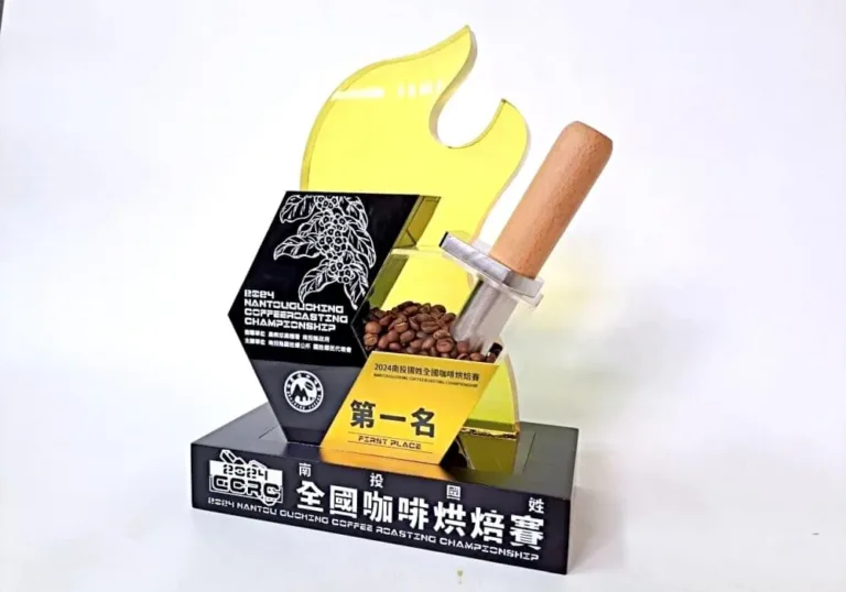 台灣精品咖啡競賽獎盃，6款異材質客製化獎盃設計細節大公開