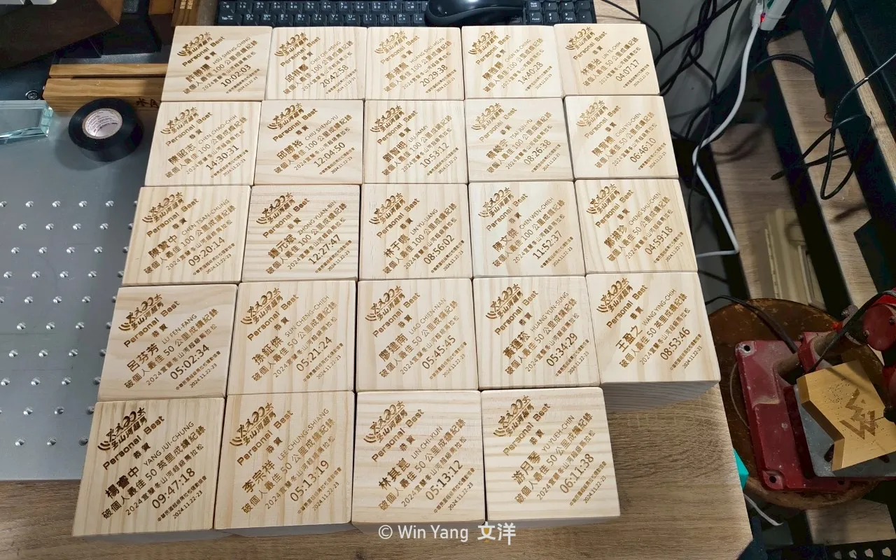 冬山河超級馬拉松環保獎盃設計